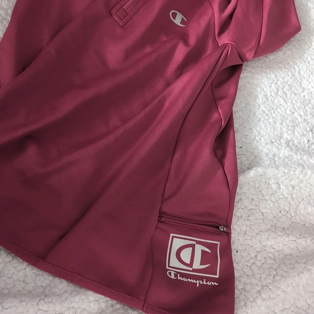 XL: 🩷Champion 1/3 Zip Active wear Top - Picture 8 of 9